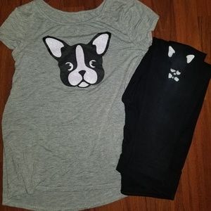 Justice size 12 matching set